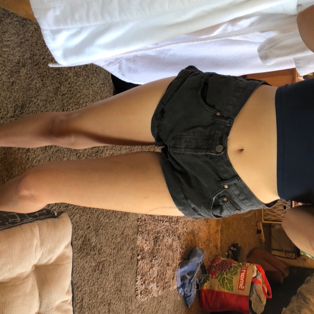 Mustard Seed Black jean shorts size M